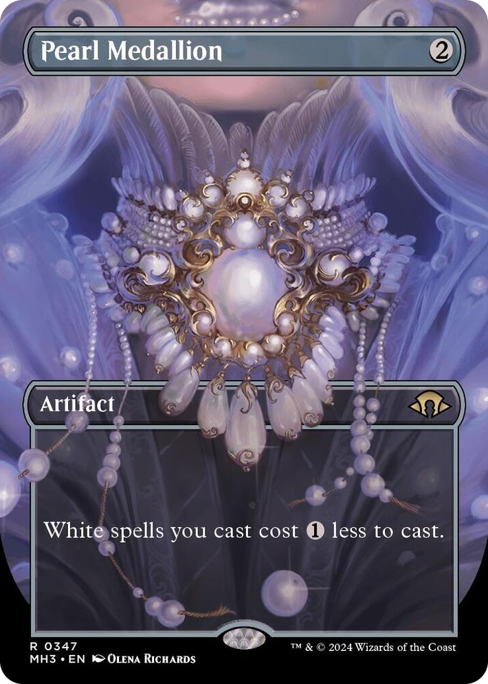0347 Pearl Medallion (Borderless) R Modern Horizons 3
