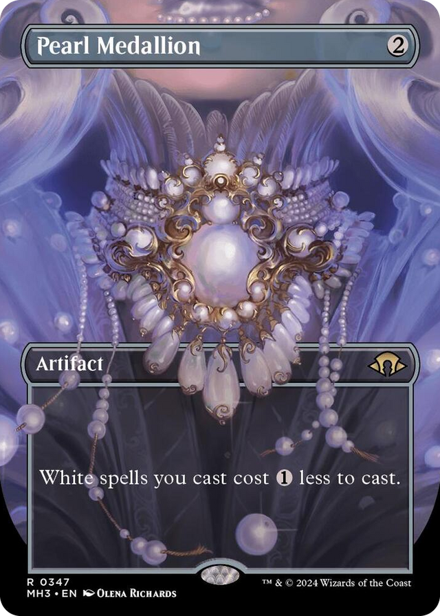 0347 Pearl Medallion (Borderless) R Modern Horizons 3