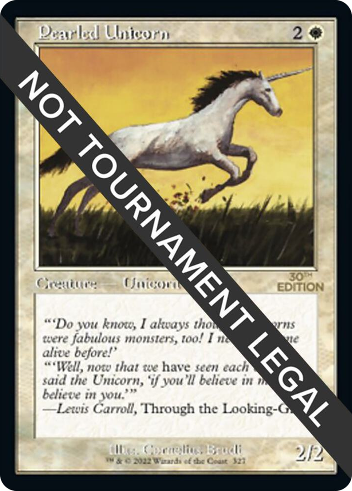0327 Pearled Unicorn (Retro Frame) C 30th Anniversary Edition