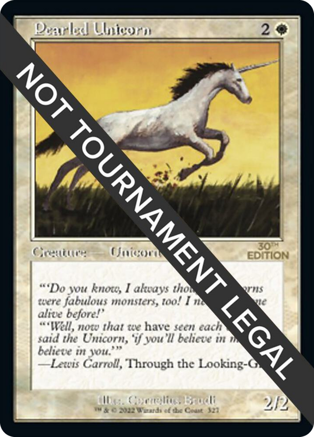0327 Pearled Unicorn (Retro Frame) C 30th Anniversary Edition