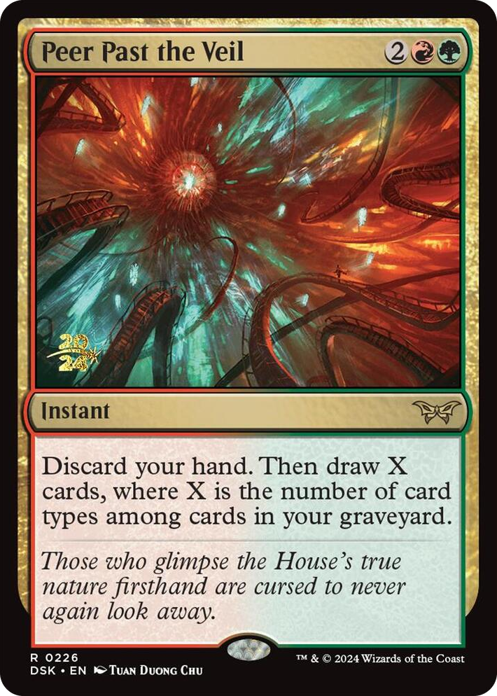 0226 Peer Past the Veil R Prerelease Cards