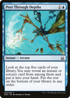 0005 Peer Through Depths C Duel Decks: Mind vs. Might