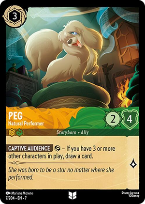 0007 Peg - Natural Performer Uncommon Archazia's Island