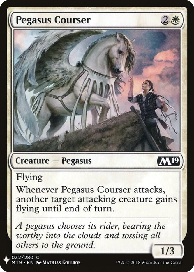 Pegasus Courser #32 C - The List Reprints Pokemon card