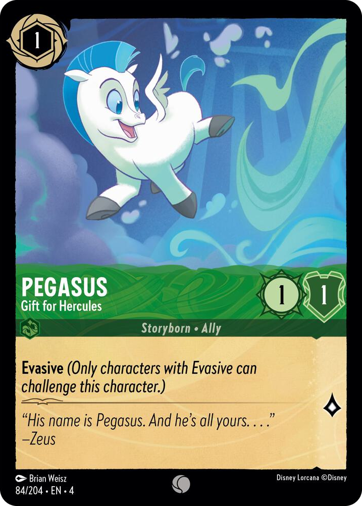 0084 Pegasus - Gift for Hercules Common Ursula's Return