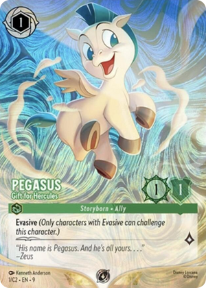 0001 Pegasus - Gift for Hercules (1) Promo Disney Lorcana Promo Cards