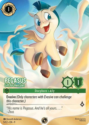 0005 Pegasus - Gift for Hercules (5) Promo Disney Lorcana Promo Cards
