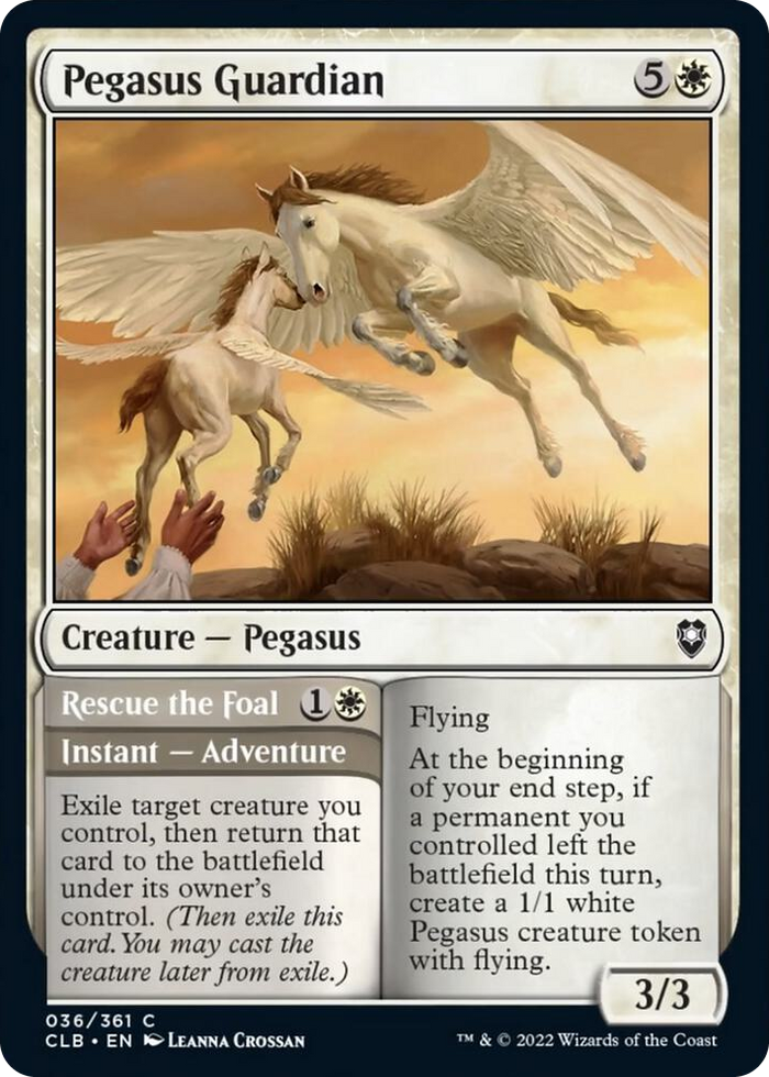 Pegasus Guardian #36 C - Commander Legends: Battle for Baldur's Gate Pokemon card