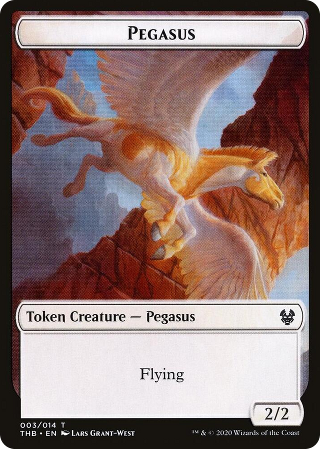 0003 Pegasus // Satyr Double-Sided Token T Theros Beyond Death