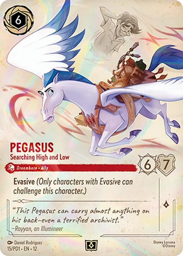 0015 Pegasus - Searching High and Low Promo Disney Lorcana Promo Cards
