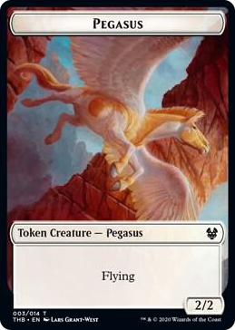 0003 Pegasus // Wall Double-Sided Token (Challenger 2021) T Unique and Miscellaneous Promos