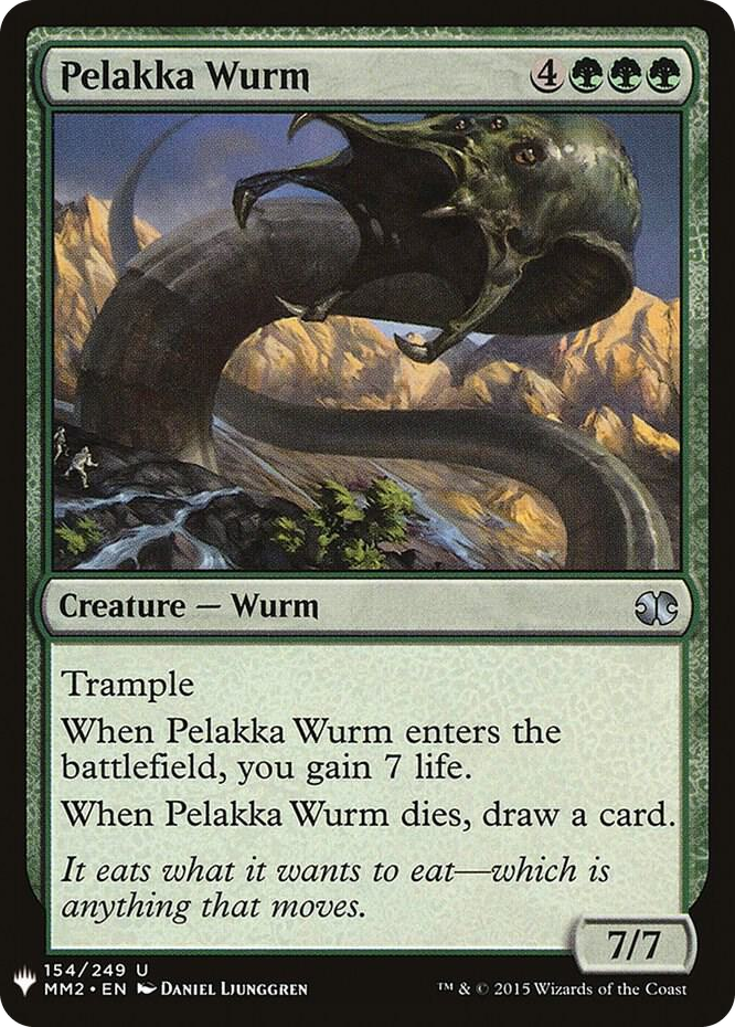 0154 Pelakka Wurm U The List Reprints