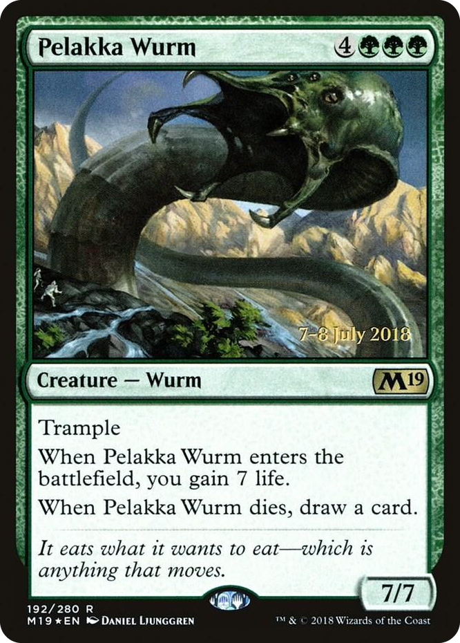 0192 Pelakka Wurm R Prerelease Cards