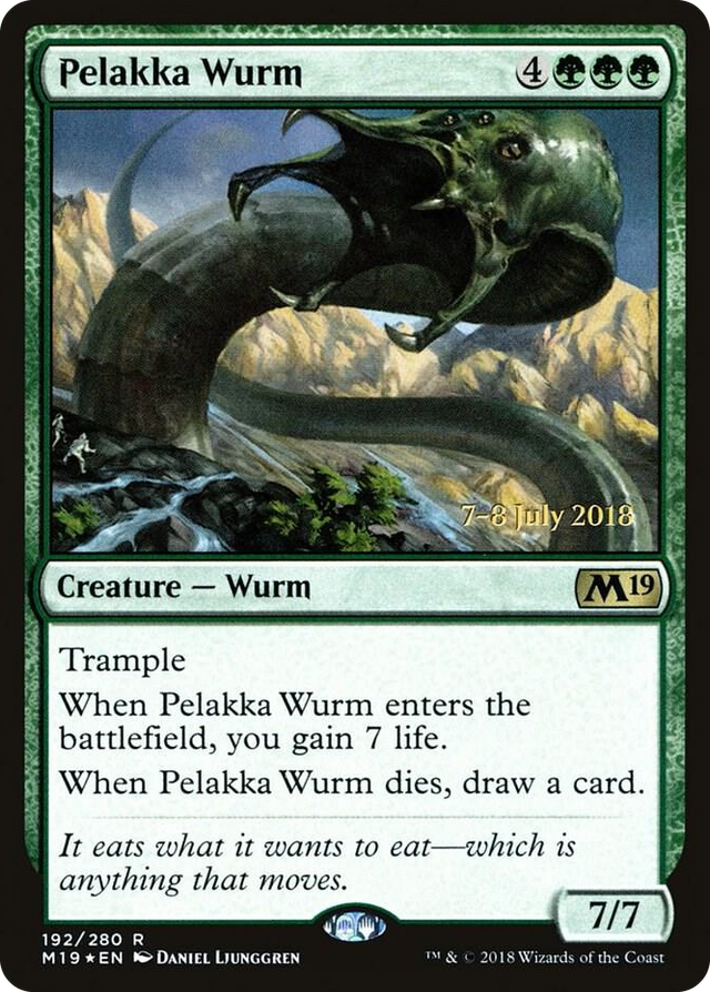 0192 Pelakka Wurm R Prerelease Cards