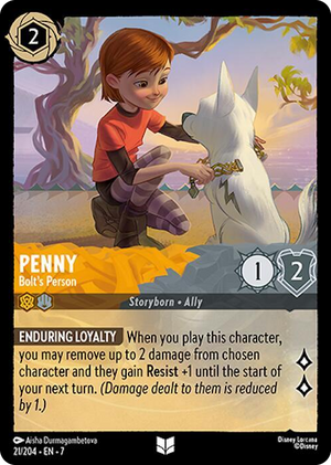 0021 Penny - Bolt's Person Uncommon Archazia's Island