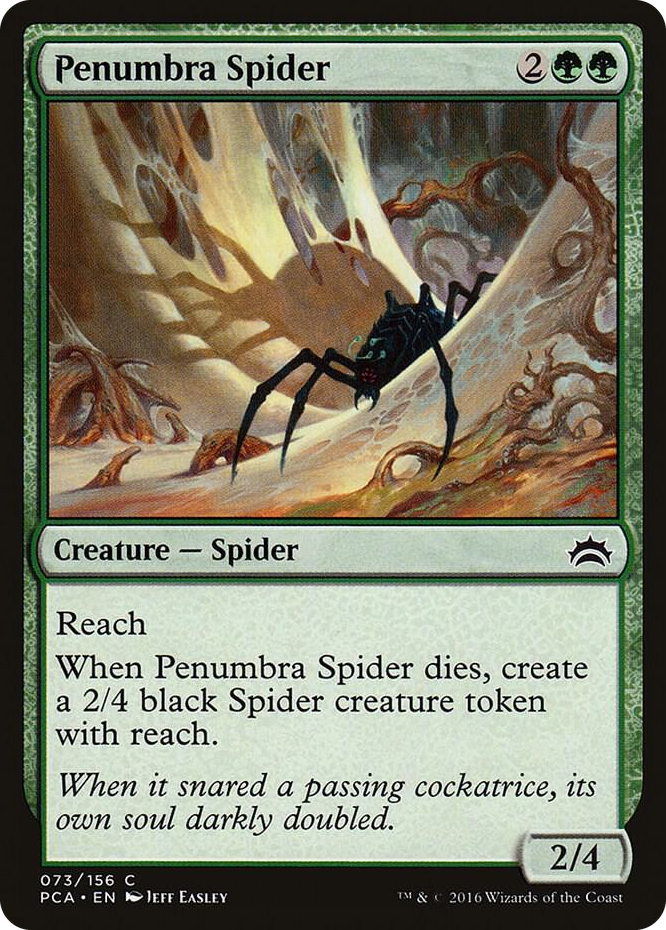 Penumbra Spider #73 C - Planechase Anthology Pokemon card