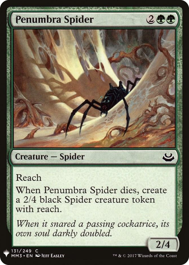 0131 Penumbra Spider C The List Reprints