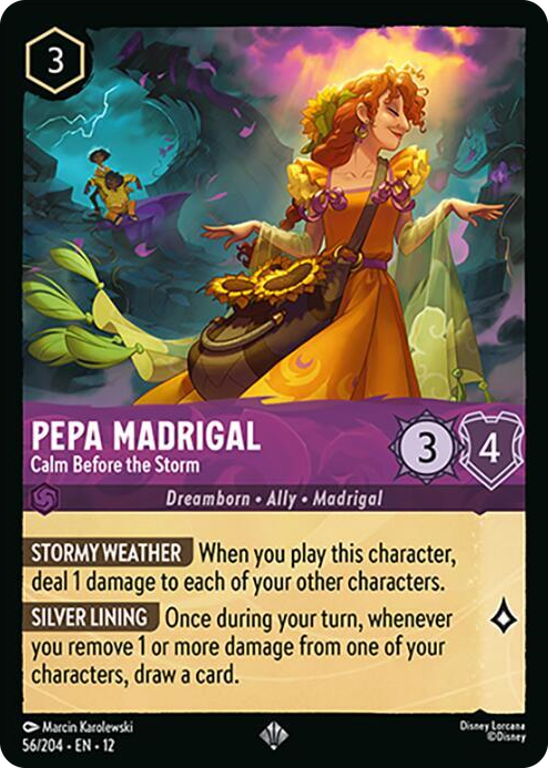 0056 Pepa Madrigal - Calm Before the Storm Super Rare Wilds Unknown