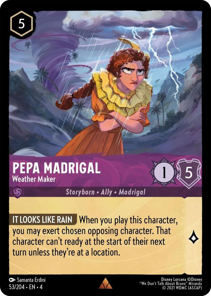 0053 Pepa Madrigal - Weather Maker Rare Ursula's Return