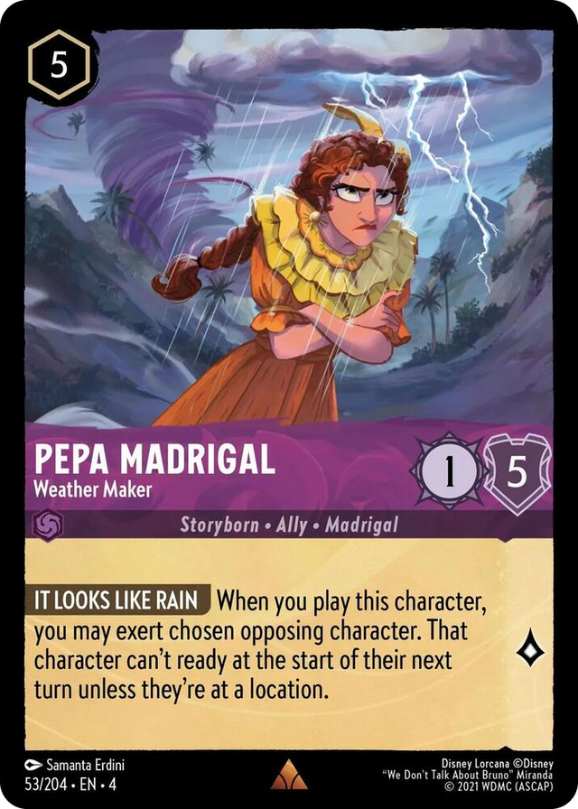 0053 Pepa Madrigal - Weather Maker Rare Ursula's Return