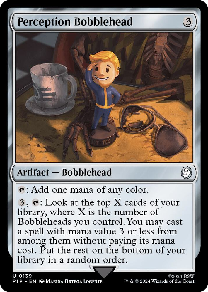 0139 Perception Bobblehead U Universes Beyond: Fallout