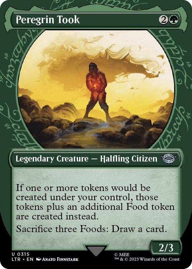 Peregrin Took (Showcase) #315 U - Universes Beyond: The Lord of the Rings: Tales of Middle-earth Pokemon card