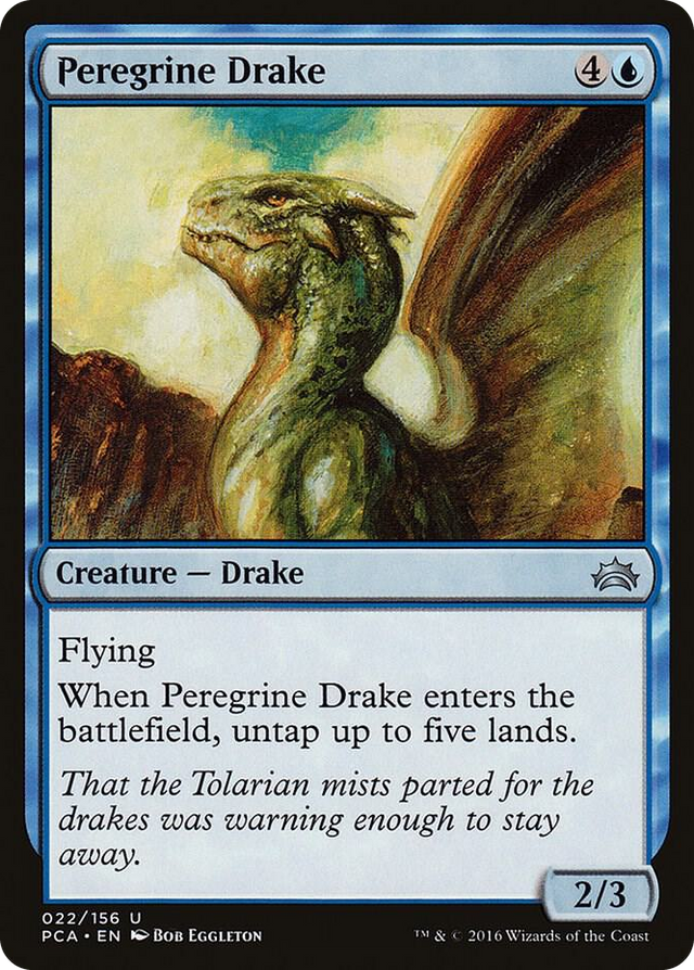 0022 Peregrine Drake U Planechase Anthology