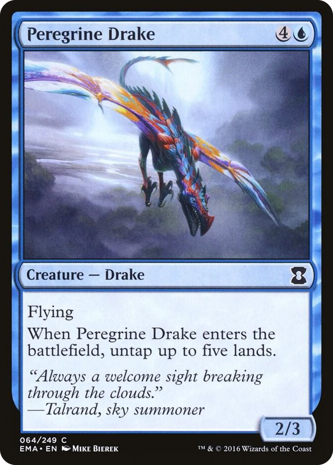 Peregrine Drake #64 C - Eternal Masters Pokemon card