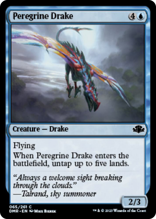 0065 Peregrine Drake C Dominaria Remastered