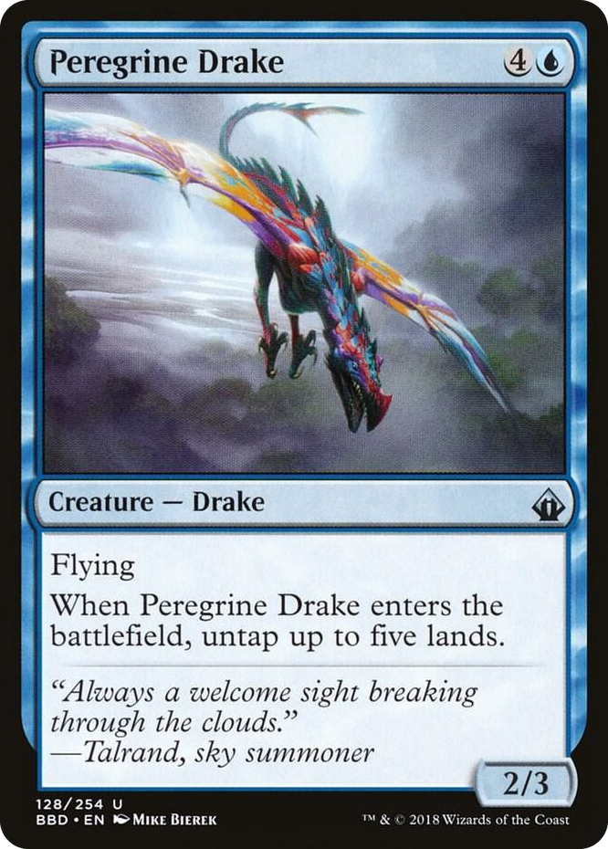 0128 Peregrine Drake U Battlebond