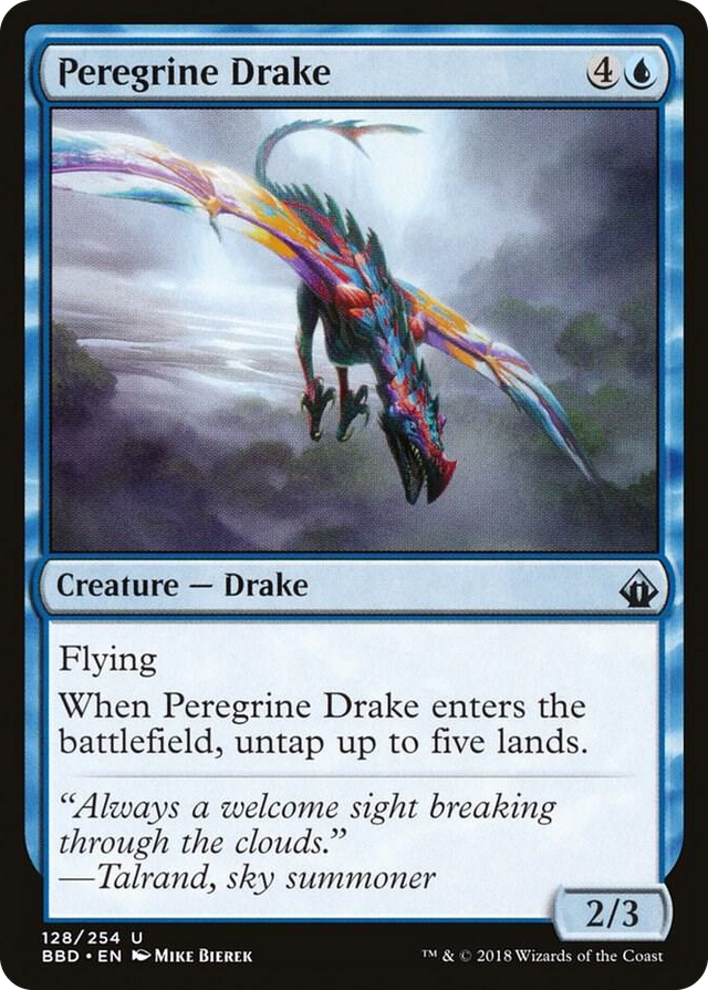 0128 Peregrine Drake U Battlebond