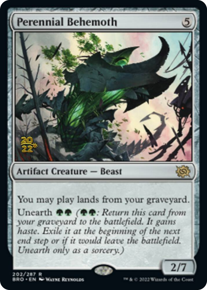 0202 Perennial Behemoth R Prerelease Cards