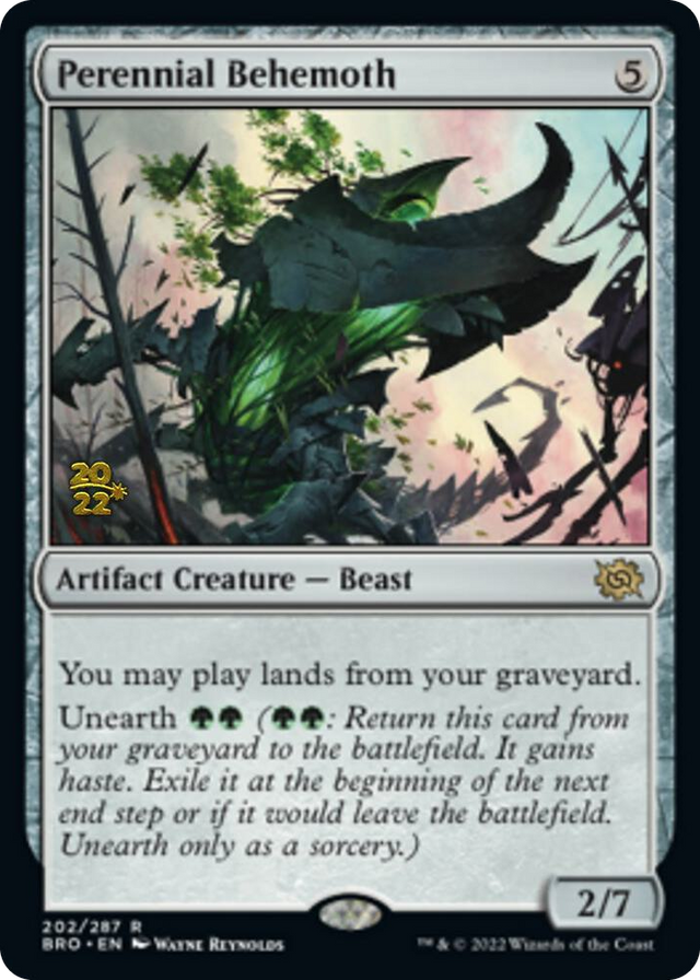 0202 Perennial Behemoth R Prerelease Cards