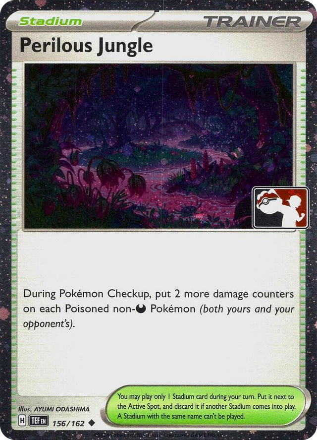 0156 Perilous Jungle - 156/162 (Cosmos Holo) Uncommon Prize Pack Series Cards
