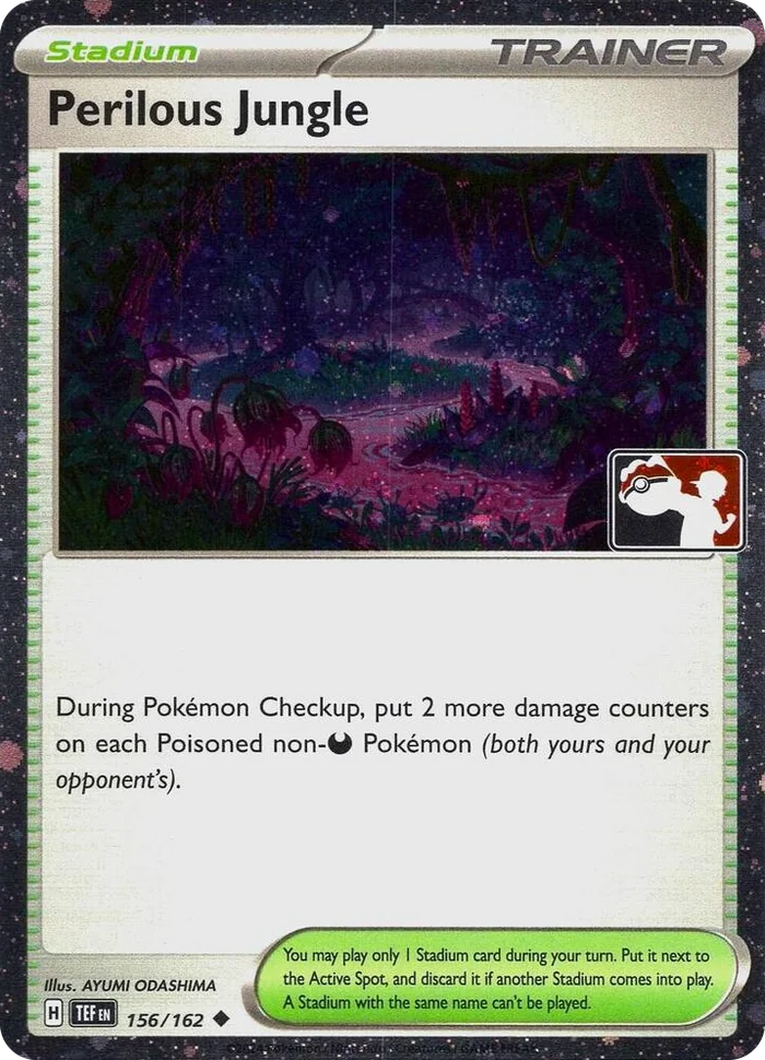 0156 Perilous Jungle - 156/162 (Cosmos Holo) Uncommon Prize Pack Series Cards
