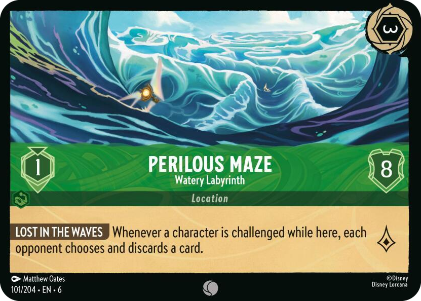 0101 Perilous Maze - Watery Labyrinth Common Azurite Sea