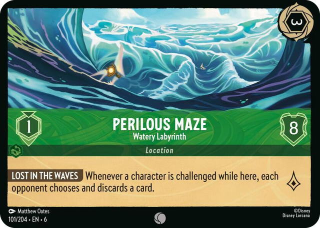 0101 Perilous Maze - Watery Labyrinth Common Azurite Sea