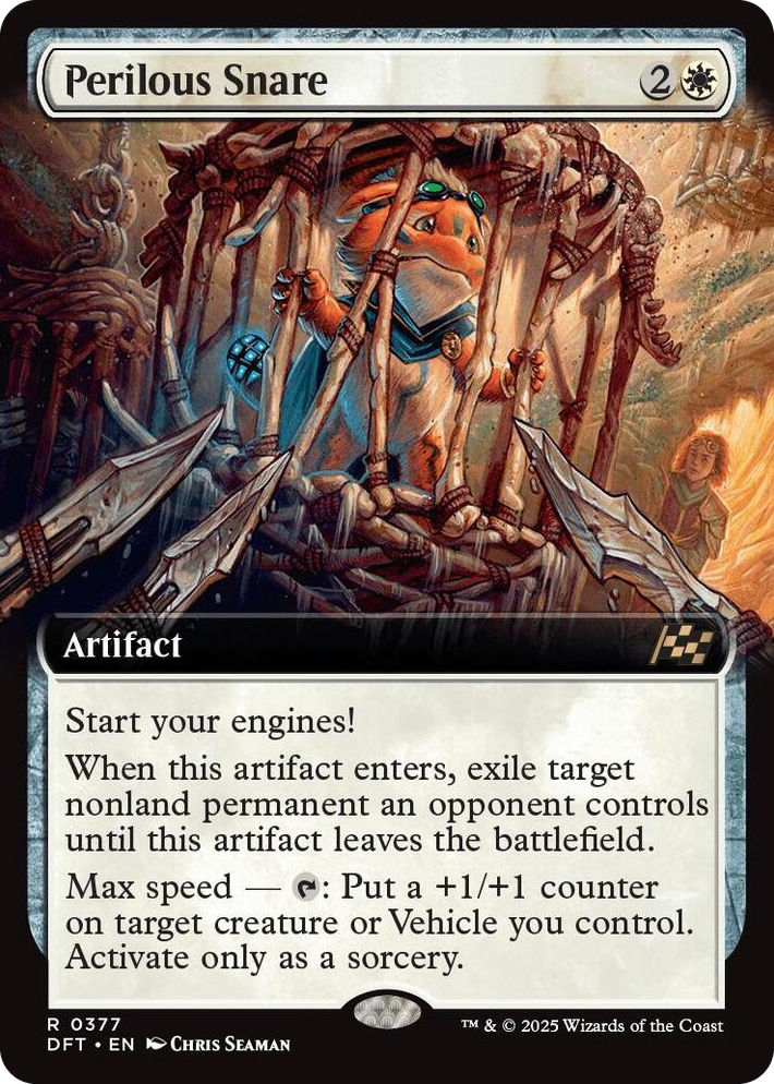 0377 Perilous Snare (Extended Art) R Aetherdrift