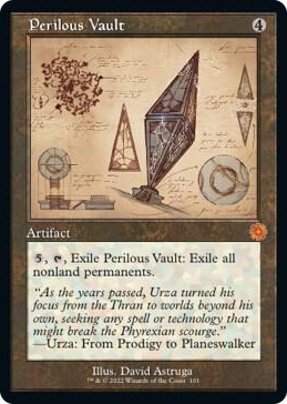 0101 Perilous Vault (Schematic) M The Brothers' War: Retro Frame Artifacts
