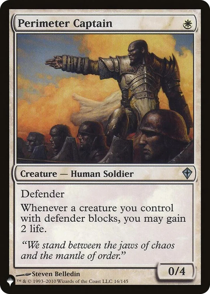 0016 Perimeter Captain U The List Reprints