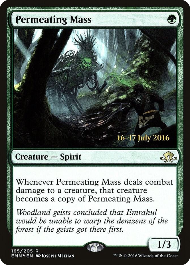 Permeating Mass #165 R - Prerelease Cards Pokemon card