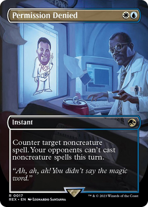 0017 Permission Denied (Borderless) R Universes Beyond: Jurassic World Collection