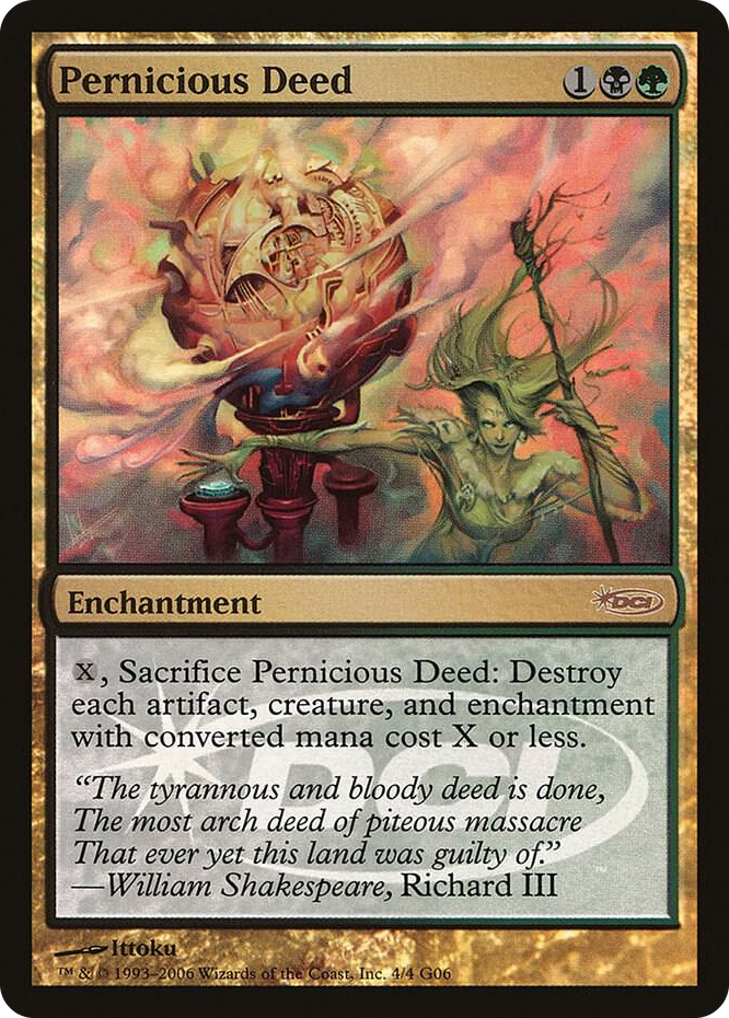 Pernicious Deed #4 P - Judge Promos Pokemon card