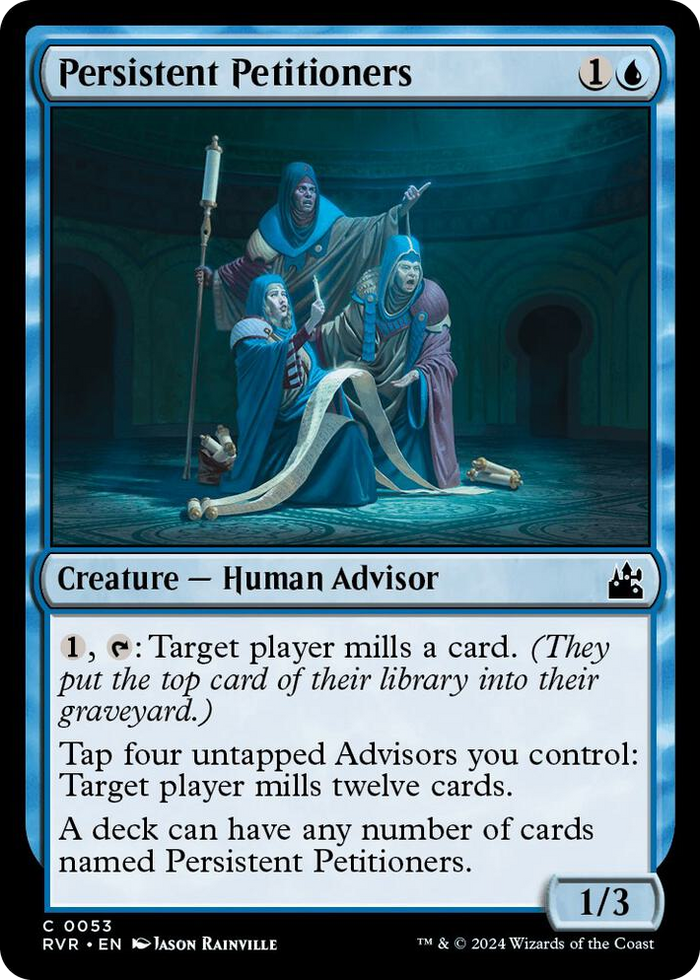 Persistent Petitioners #53 C - Ravnica Remastered Pokemon card