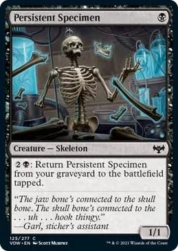 0125 Persistent Specimen C Innistrad: Crimson Vow