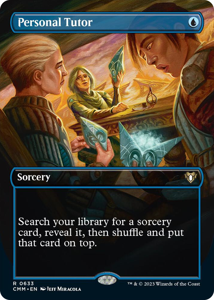 0633 Personal Tutor (Borderless) R Commander Masters