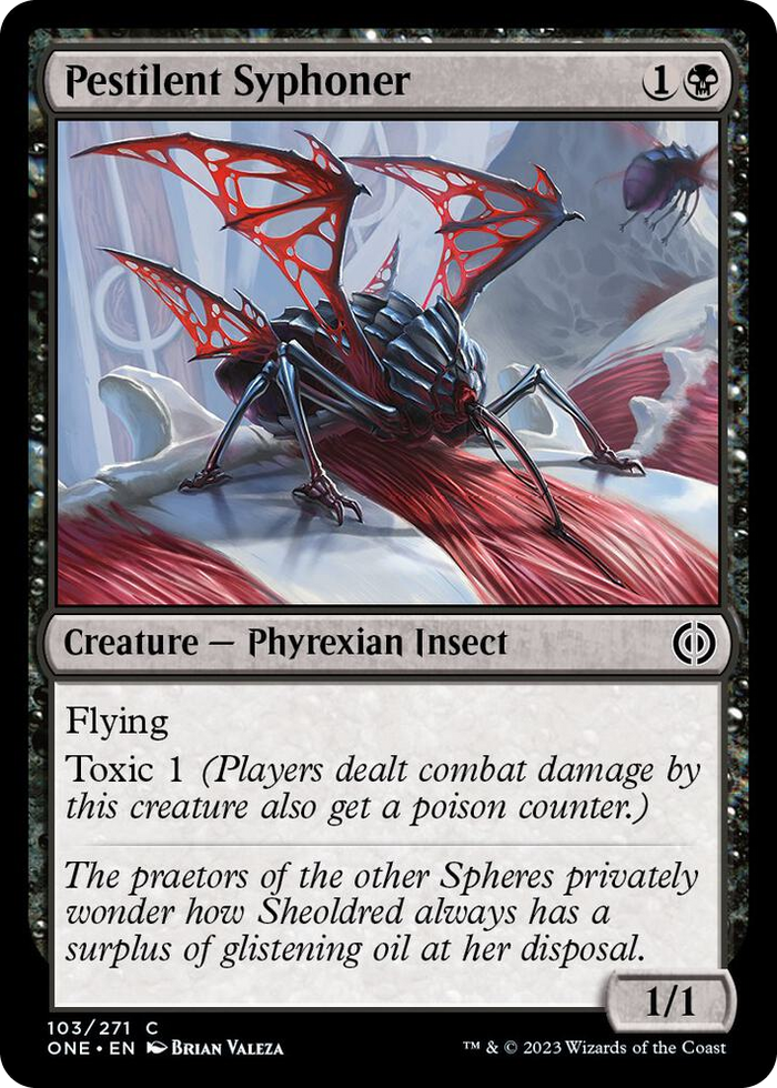 Pestilent Syphoner #103 C - Phyrexia: All Will Be One Pokemon card