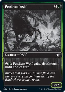 0192 Pestilent Wolf C Innistrad: Double Feature