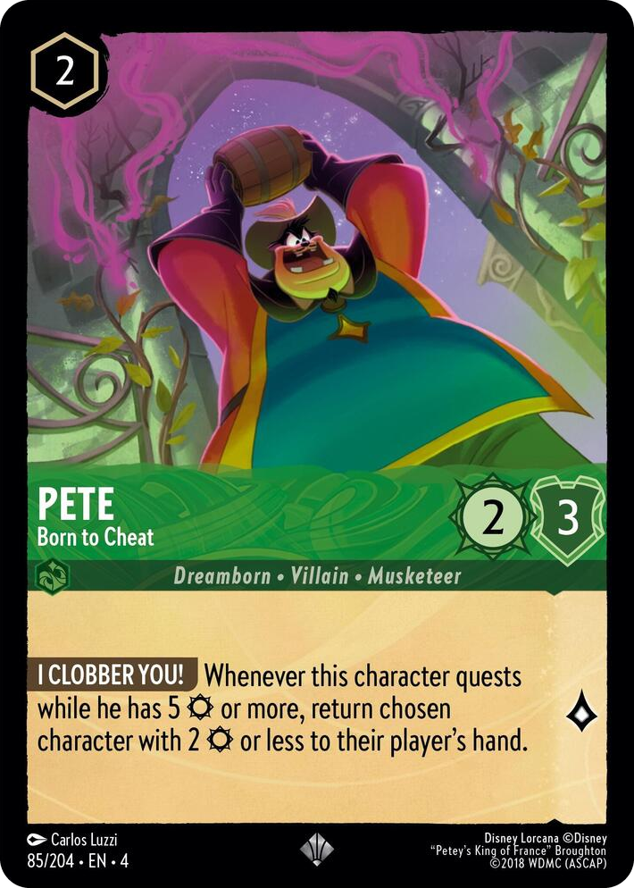 0085 Pete - Born to Cheat Super Rare Ursula's Return