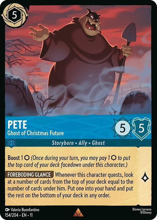0154 Pete - Ghost of Christmas Future Rare Winterspell